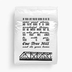 There is one tree hill duvet cover