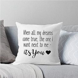 One Tree Hill When My Dreams Come True Throw Pillow