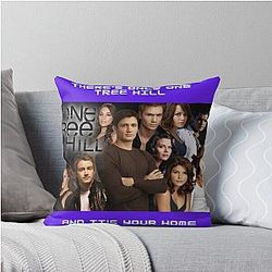 There's Only One Tree Hill Sticker Throw Pillow
