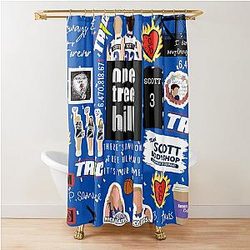 One Tree Hill Vintage TV-Inspired Fan Art Shower Curtain