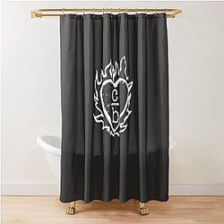 Clothes Over Bros logo shirt one tree hill Brooke Davis Fitted T-Shirt Shower Curtain