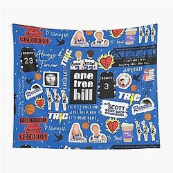 One Tree Hill Vintage TV-Inspired Fan Art Design Tapestry