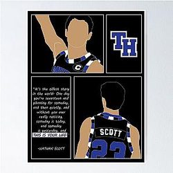 Nathan Scott One day you're 17 One Tree Hill Graphic Poster