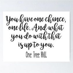 One Tree Hill One Chance Poster