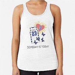 One Tree Hill Someday is Today Graduation Cap Art Racerback Tank Top