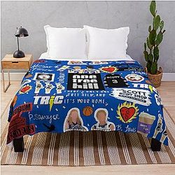 One Tree Hill College Vintage TV-Inspired Fan Art Design Throw Blanket