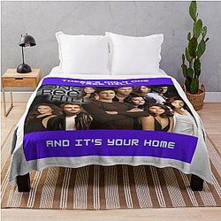 There's Only One Tree Hill Sticker Throw Blanket