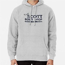 Keith Scott Body Shop Weathered Hoodie – One Tree Hill Lucas Scott Pullover Hoodie