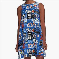 One Tree Hill Collage - TV-Inspired Fan Art A-Line Dress