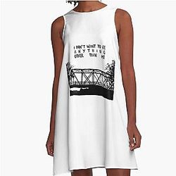 I Don't Want to Be One Tree Hill Poster A-Line Dress