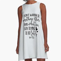 One Tree Hill Theme Song A Line Dress