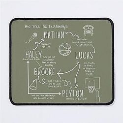 One Tree Hill Relationships Mouse Pad
