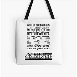 There Is Only One Tree Hill All Over Print Tote Bag