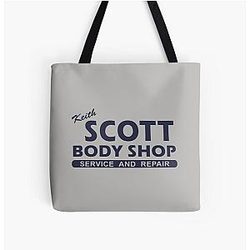 Keith Scott Body Shop Hoodie - One Tree Hill Lucas Scott All Over Print Tote Bag