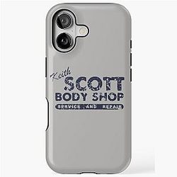 Keith Scott Body Shop Weathered Hoodie - One Tree Hill Lucas Scott iPhone Tough Case