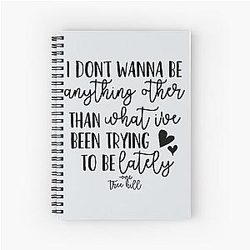 One Tree Hill Theme Song Notebook