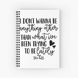 One Tree Hill Theme Song Spiral Notebook
