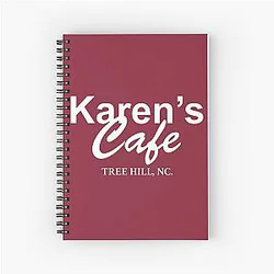 Karen's Cafe Lucas Scott Spiral Notebook