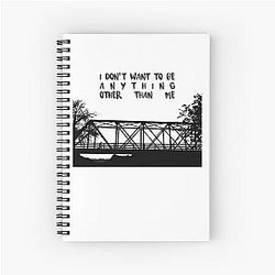I Don't Want to Be - One Tree Hill Poster Spiral Notebook