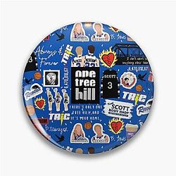 One Tree Hill Collage – TV-Inspired Fan Art Design Pin