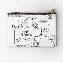 One Tree Hill Relationship Zipper Pouch