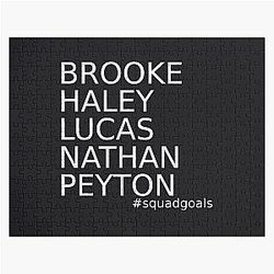 One Tree Hill squad goals white Jigsaw Puzzle