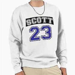 Scott 23 One Tree Hill Ravens Jersey Pullover Sweatshirt
