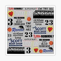 One Tree Hill TV Nostalgia Sticker