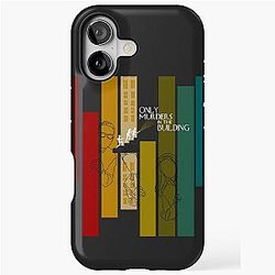 Only Murders in the Building tv show line art iPhone tough case