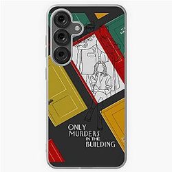 Only Murders in the Building TV Show Season 2 Line Art Poster Samsung Galaxy Soft Case