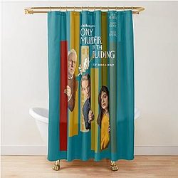 Only Murders in the Building Shower Curtain