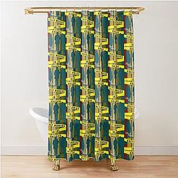 Only Murders in the Building Vintage Shower Curtain