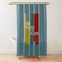 Only Murders In The Building Shower Curtain
