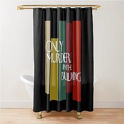 Vintage Only Murders in the Building Shower Curtain