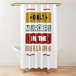 Only Murders in the Building Shower Curtain