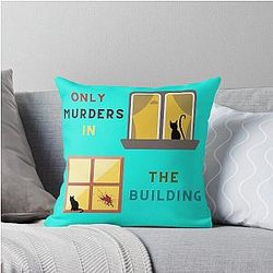 Only Murders in the Building Essential T-Shirts Throw Pillow