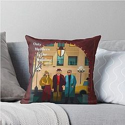 The murders in the buildings THROW Pillow