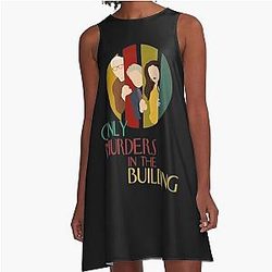 Only Murders in the Building Art A-Line Dress