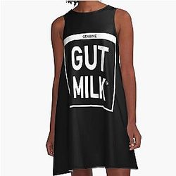 GUT MILK Only Murders in the Building A-Line Dress Black Classic T-Shirt