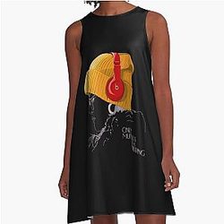 Vintage Only Murders In The Building Fan A-Line Dress