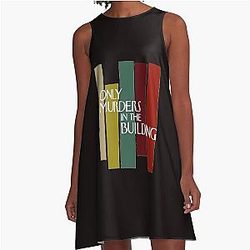 Only Murders in the Building Hoodie Classic A-Line Dress