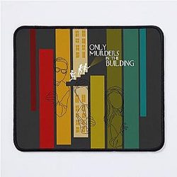 only murders in the building lineart mouse pad