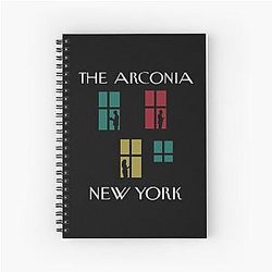 The Arconia New York Only Murders in the Building Spiral Notebook