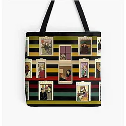 Only Murders in the Building Mural Horizontal Tote Bag