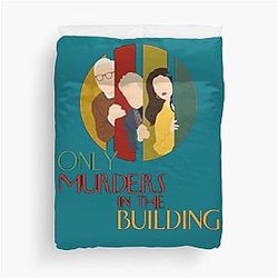 Only Murders in the Building Art Duvet Cover
