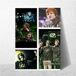 OpTic Gaming competes in Halo Optic Gaming Posters