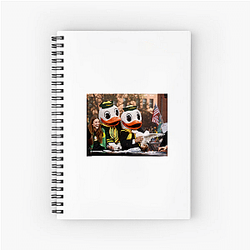 Oregon Ducks Fan Art Oregon Ducks Notebook