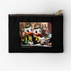 Oregon Ducks Fan Art Oregon Ducks Zipper Pouches