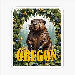 For the love of Oregon Sticker