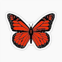 Oregon State Butterfly Sticker